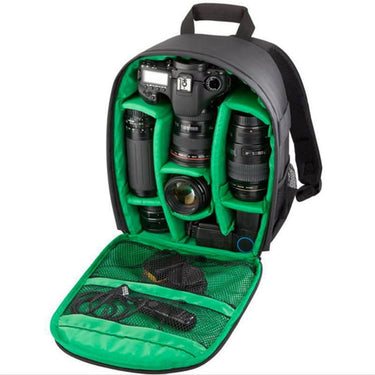 mochilas fotograficas baratas verde